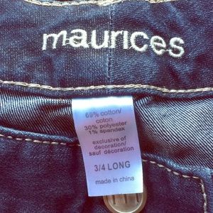 Maurice’s 3/4 long Denim